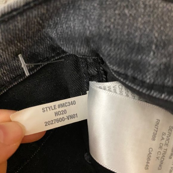 NEW Madewell 10" High-Rise Skinny Jeans Robert Wash 28 Petite - Picture 7 of 9